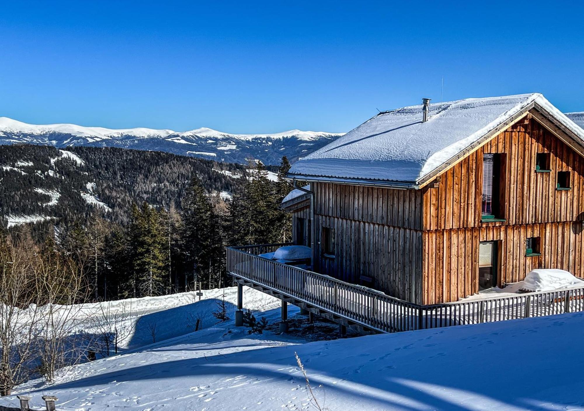 1A Chalet Rast - Wandern, Grillen, Traumblick, Indoor Sauna Bad Sankt Leonhard im Lavanttal Buitenkant foto