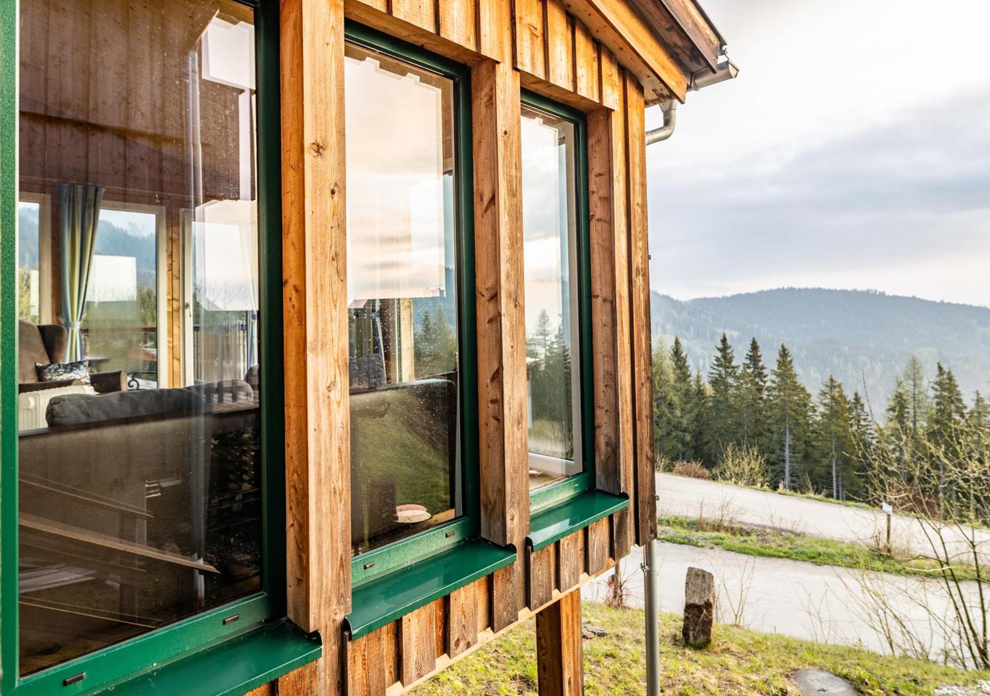 1A Chalet Rast - Wandern, Grillen, Traumblick, Indoor Sauna Bad Sankt Leonhard im Lavanttal Buitenkant foto