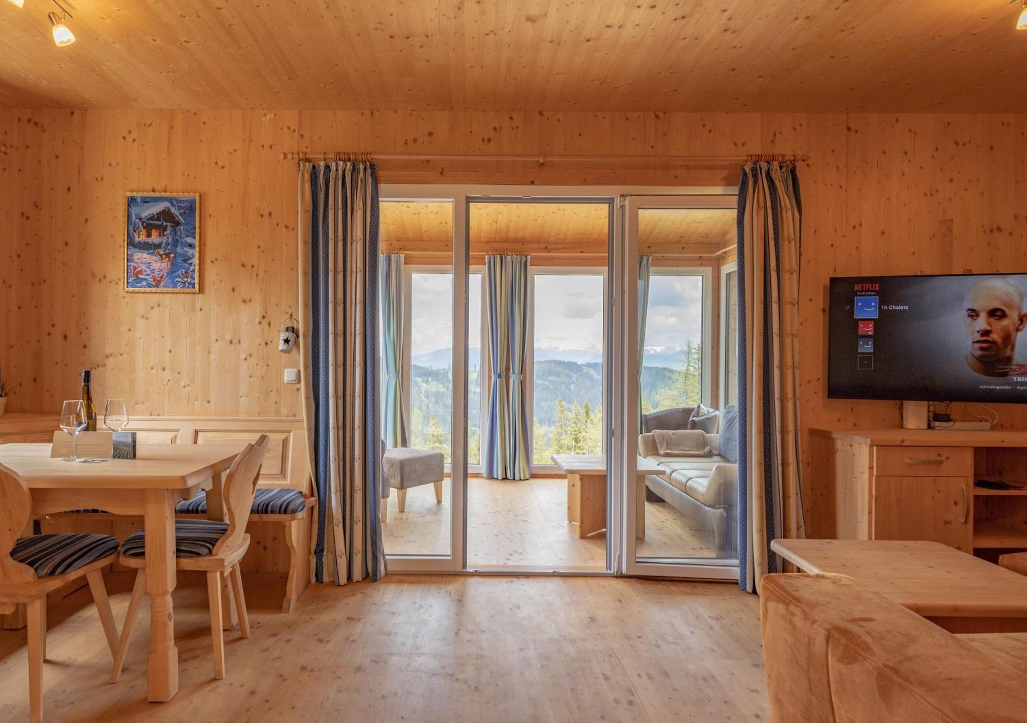 1A Chalet Rast - Wandern, Grillen, Traumblick, Indoor Sauna Bad Sankt Leonhard im Lavanttal Buitenkant foto