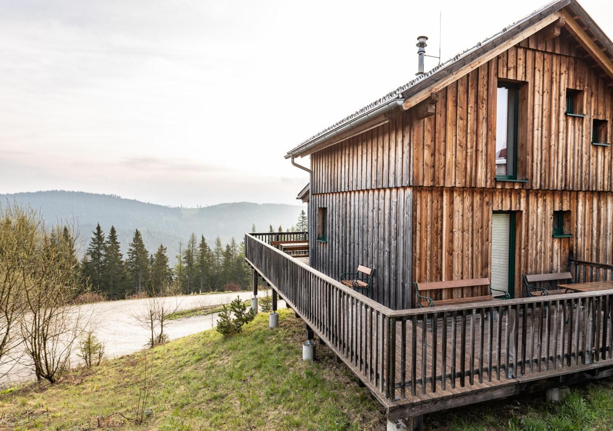 1A Chalet Rast - Wandern, Grillen, Traumblick, Indoor Sauna Bad Sankt Leonhard im Lavanttal Buitenkant foto